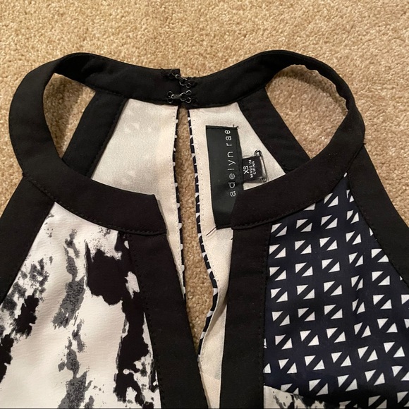 Adelyn Rae Mixed Print Racerback dress - Picture 5 of 16